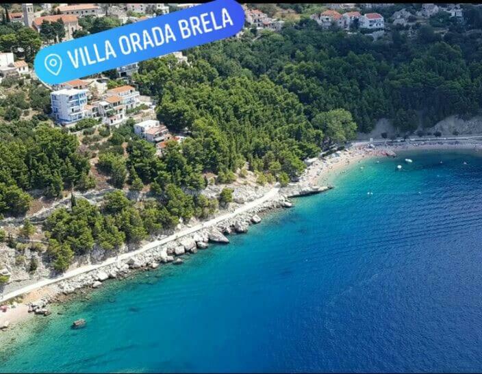 Villa Orada Brela Bagian luar foto